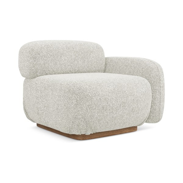 Кремав модул за диван (десен ъгъл) Ailani – Makamii-image-1