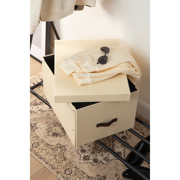 Картонена кутия за съхранение с капак Tora - Bigso Box of Sweden-image-3