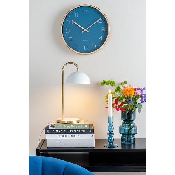 Ваза от синьо стъкло, височина 20 cm Courtly - PT LIVING-image-1