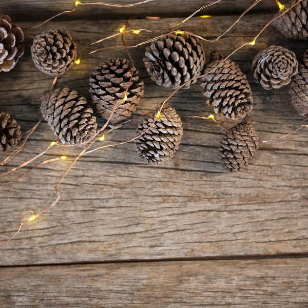 Комплект от 4 LED светлинни вериги Комплект, 4 x 20 светлини, дължина 1,3 м - DecoKing-image-1