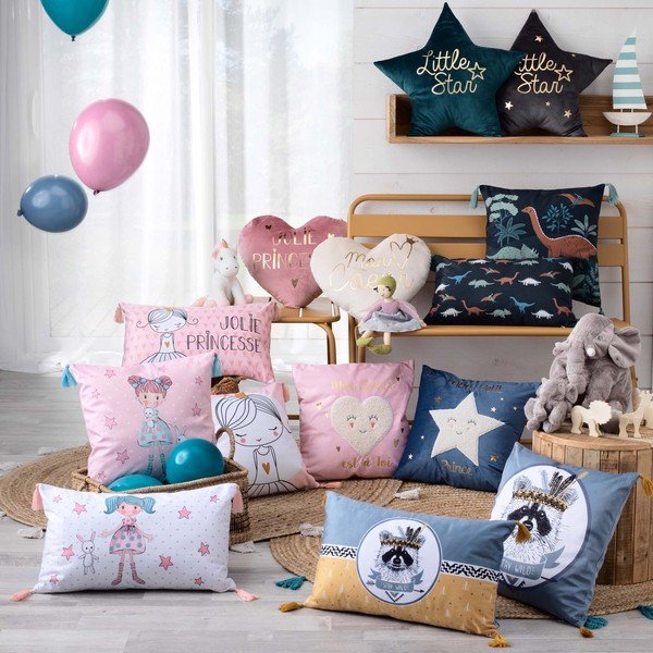 Кадифена детска възглавница Edelstar – douceur d'intérieur-image-1