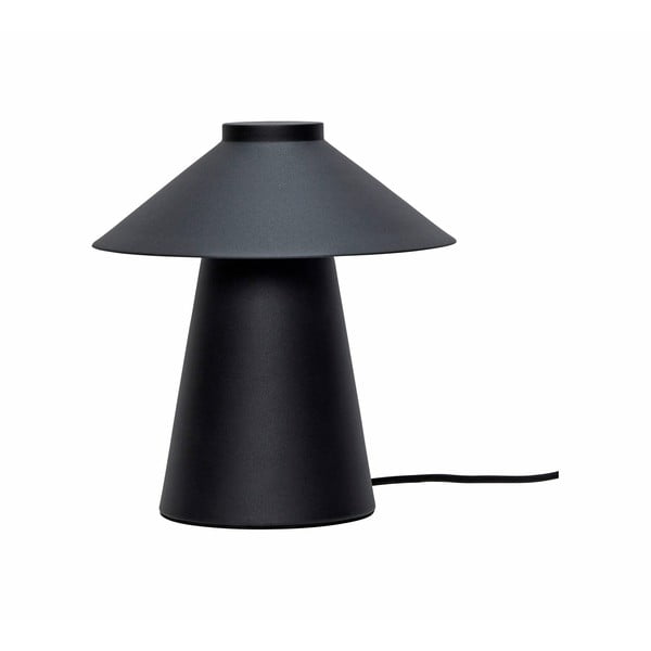 Черна метална настолна лампа Chipper - Hübsch