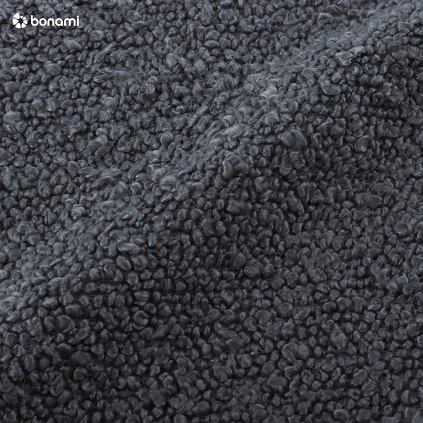 Тъмно сив въртящ се пуф Nael - Interieurs 86-image-3