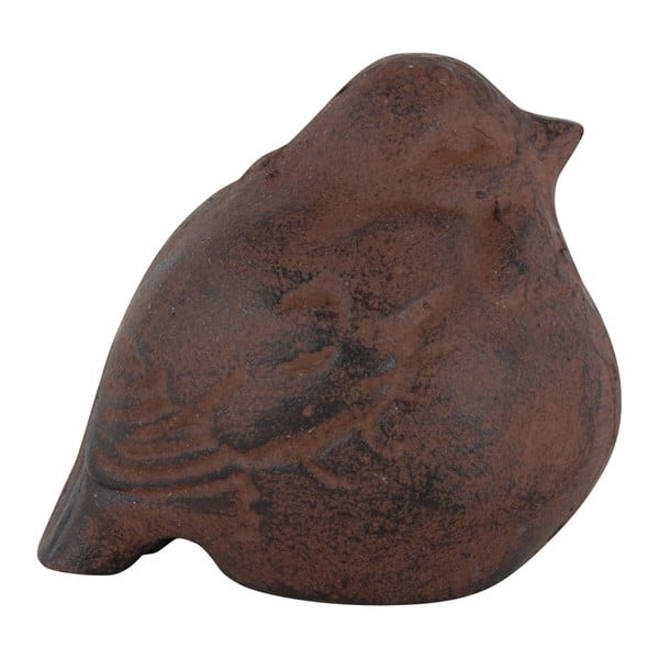 Litinová ozdoba ve tvarů ptáčka Esschert Design, výška 8,8 cm