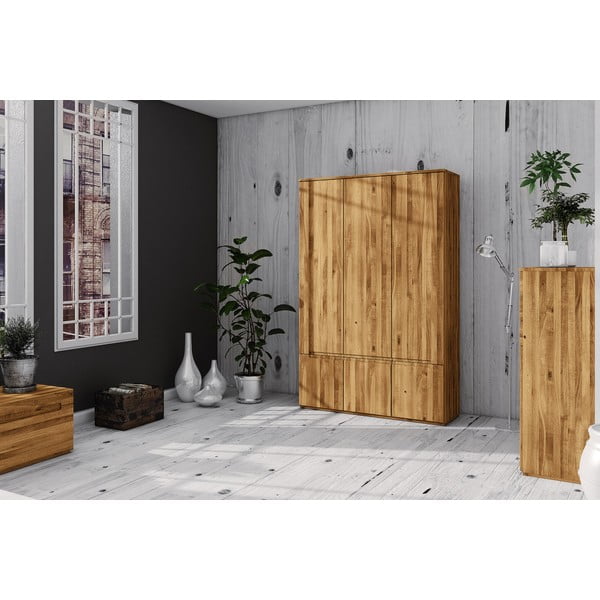 Дъбов гардероб 135x206 cm Vento 3 - The Beds-image-3