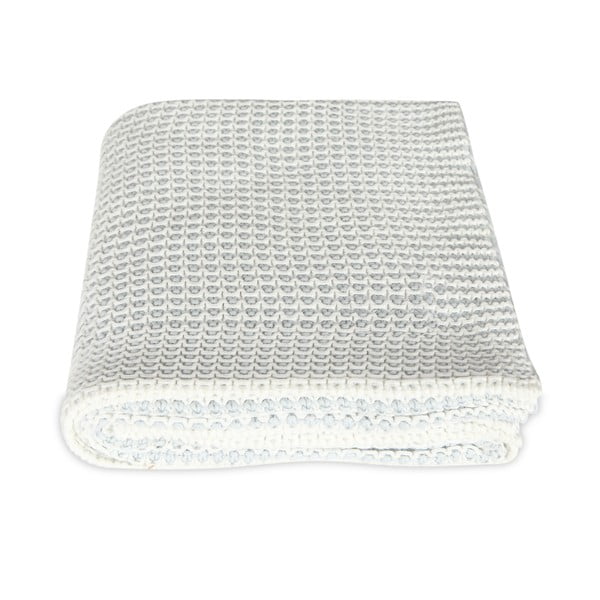 Светлосиво памучно бебешко одеяло Lucky 90 x 90 cm - Homemania Decor