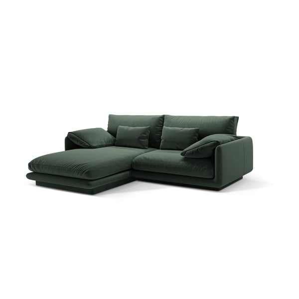 Тъмнозелен ъглов диван (ляв ъгъл) Torino – Micadoni Home-image-1