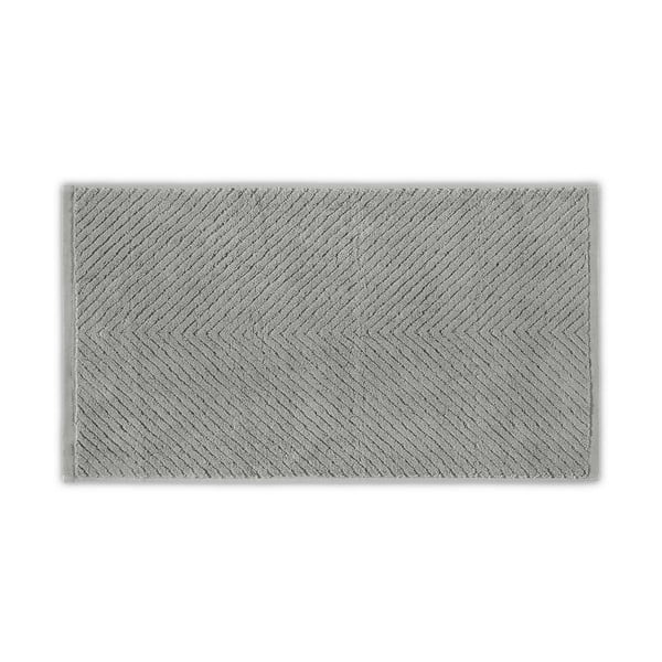 Сива памучна кърпа за баня 142x76 cm Chevron - Foutastic