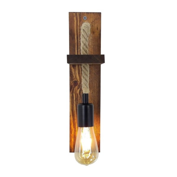 Стенна лампа от борова дървесина Galinos - Opviq lights-image-1