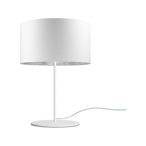 Бяла настолна лампа MIKA Silver M, ⌀ 36 cm Mika - Sotto Luce