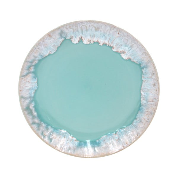 Десертна чиния от тюркоазен фаянс Taormina, ⌀ 17 cm - Casafina