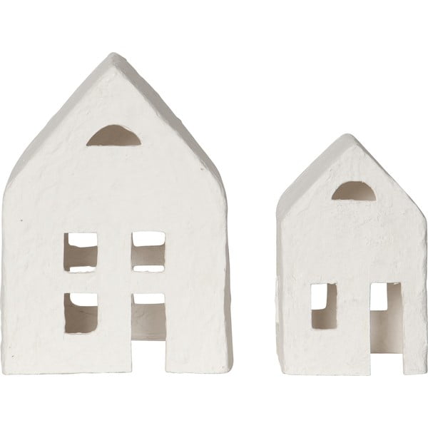 Бяла коледна светлинна украса 2 бр. Plain – Star Trading-image-3