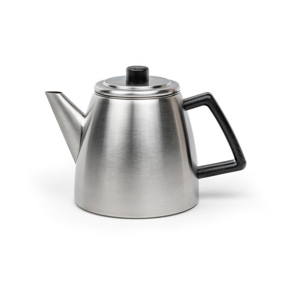 Чайник от неръждаема стомана с цедка в сребрист цвят 1,1 l Duet Odense – Bredemeijer