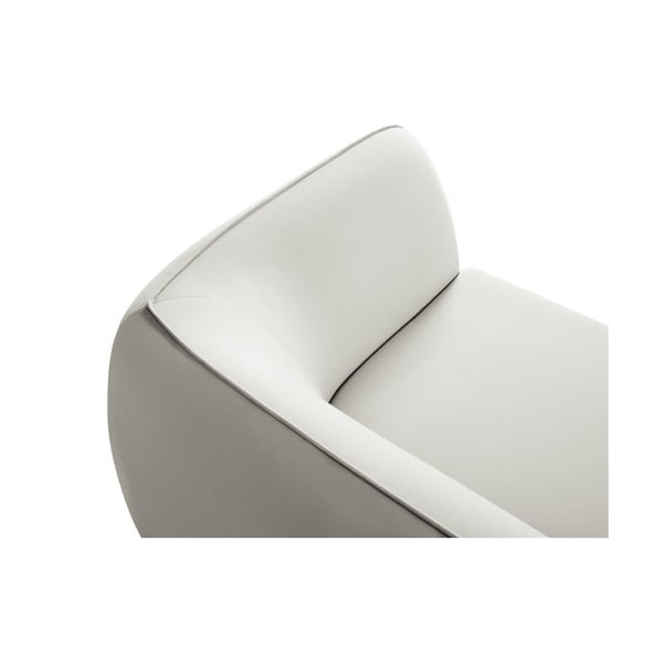 Бежов кадифен диван 190 cm Lando - Micadoni Home-image-4