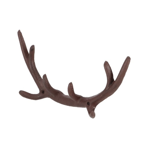 Кафява метална стенна закачалка Antlers – Esschert Design-image-2