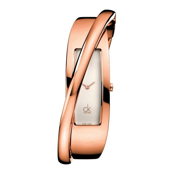 Dámské růžové zlaté hodinky Calvin Klein K2J23601