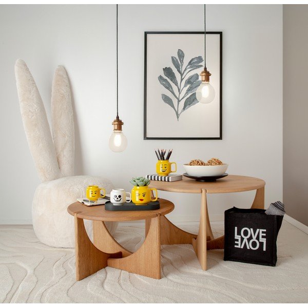 Жълта керамична бебешка чаша 530 ml Head - LEGO®-image-1