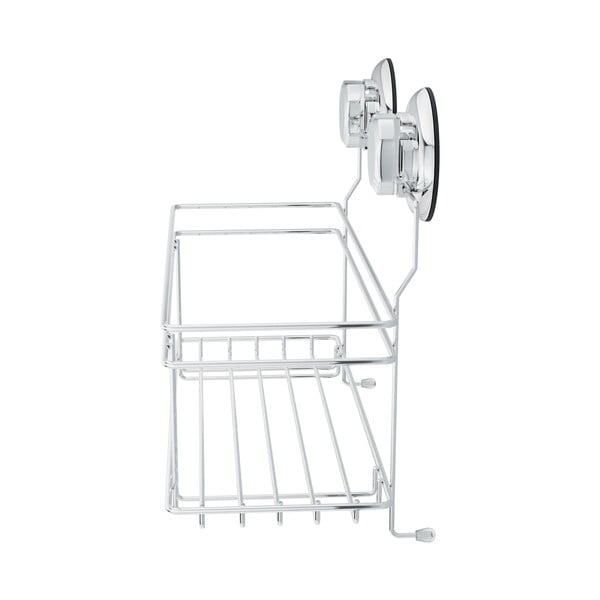 Самоносеща метална етажерка за баня в сребристо Bestlock Bath - Compactor-image-4