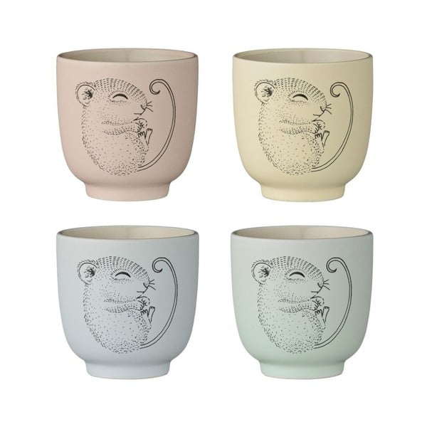 Комплект от 4 чаши от каменна керамика Adelynn, ⌀ 7 cm - Bloomingville