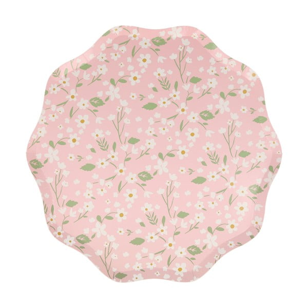 Хартиени чинийки за еднократна употреба в комплект 12 бр. Ditsy – Meri Meri-image-1