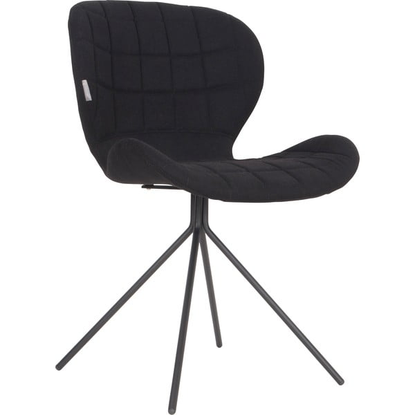 Комплект от 2 черни стола OMG - Zuiver