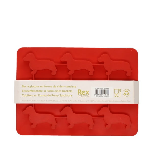 Силиконова форма за лед Sausage Dog – Rex London-image-2