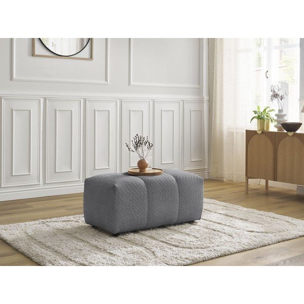 Сива табуретка  от букле Roxelane – Bobochic Paris-image-4