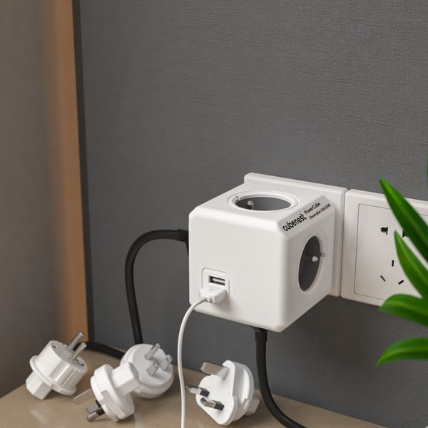 Извод за контакт 13 cm PowerCube ReWirable USB – Cubenest-image-1