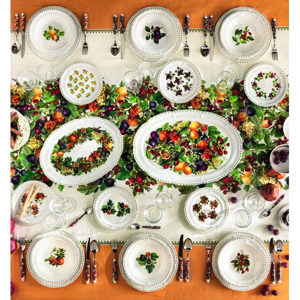 Комплект порцеланови чинии от 18 части Le Primizie - Brandani-image-1