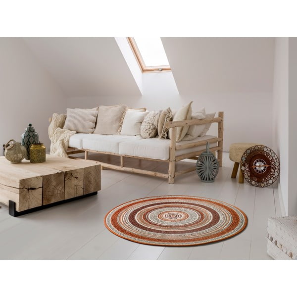 Оранжев килим за открито, ⌀ 120 cm Verdi - Universal-image-1