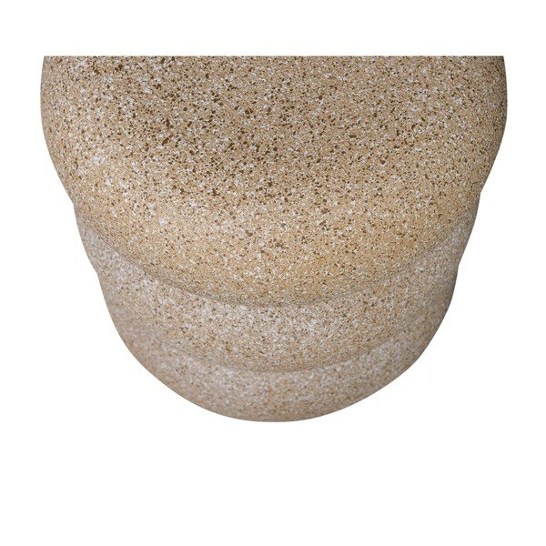 Кръгла градинска масичка от декор от камък ø 40 cm Laurel – WOOOD-image-3