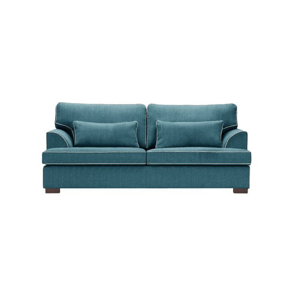 Четириместен диван в бензиново синьо с кремави кантове Rodier Ferrandine - Rodier Intérieurs