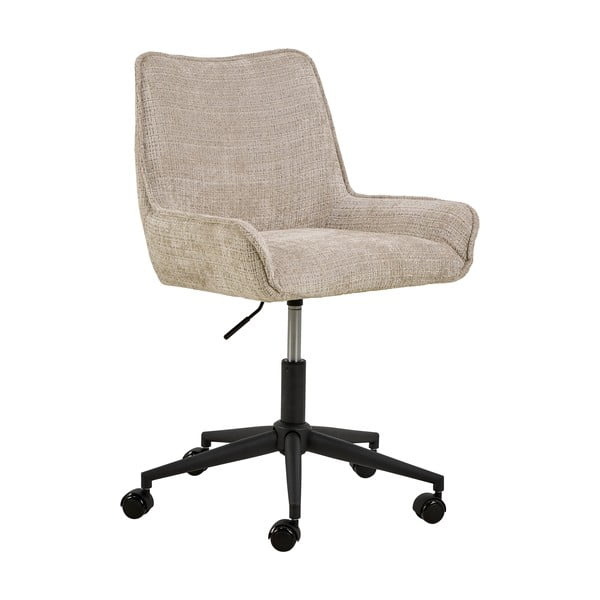 Бежов офис стол Eddie – Actona