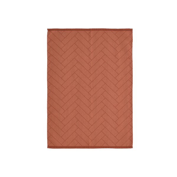 Червена памучна кухненска кърпа , 50 x 70 cm Tiles - Södahl-image-3