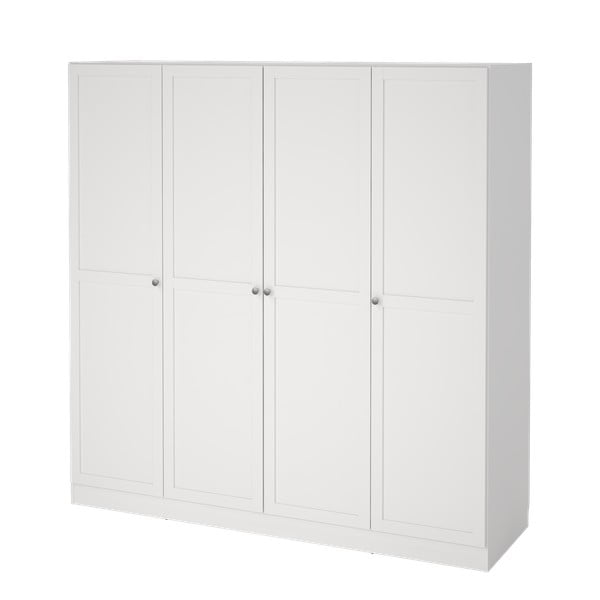 Бял гардероб 195,5x200 cm Billund - Tvilum-image-4