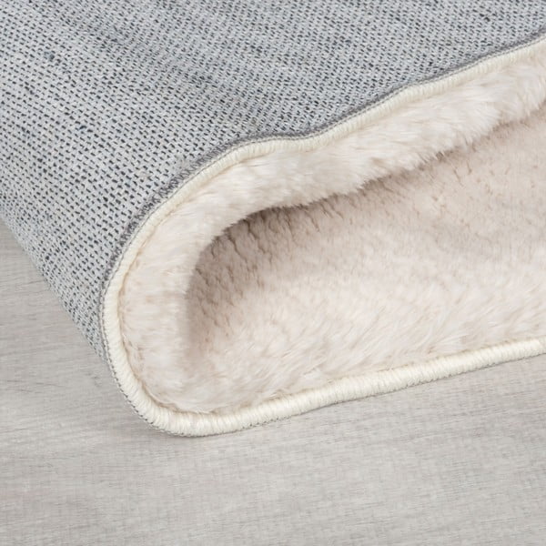 Кремава синтетична кожа 160x230 cm Faroe Wool Look Fur – Flair Rugs-image-2