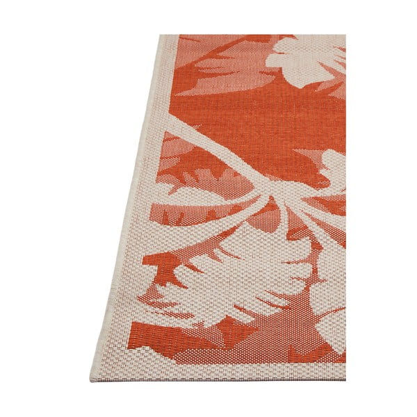 Оранжево-бежов килим за открито , 135 x 190 cm Palms - Floorita-image-1