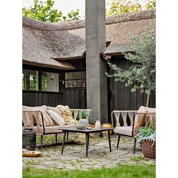 Бежов градински диван Pavone - Bloomingville-image-1