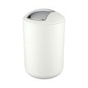 Бяло пластмасово кошче за боклук 6,5 l Brasil – Wenko