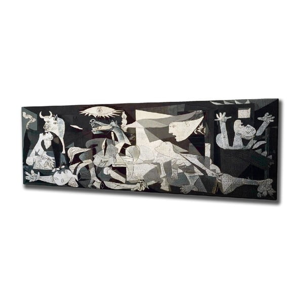 Репродукция на стена върху платно Пабло Пикасо Герника, 80 x 30 cm - Vega