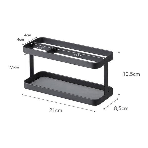 Черна многофункционална стойка Tower - YAMAZAKI-image-3