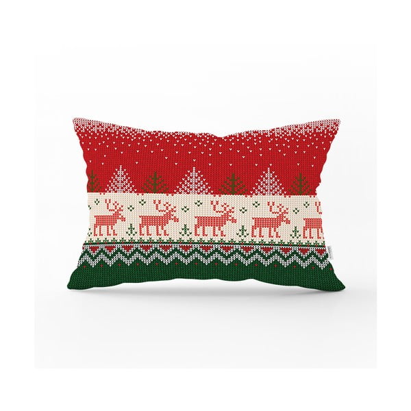 Коледна калъфка за възглавница Merry Xmas Xmass, 35 x 55 cm - Minimalist Cushion Covers