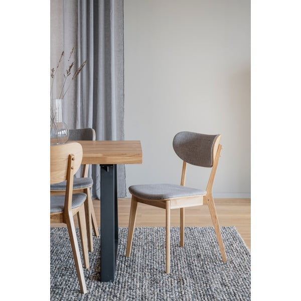 Сиви трапезни столове в комплект от 2 броя Kato - Rowico-image-3
