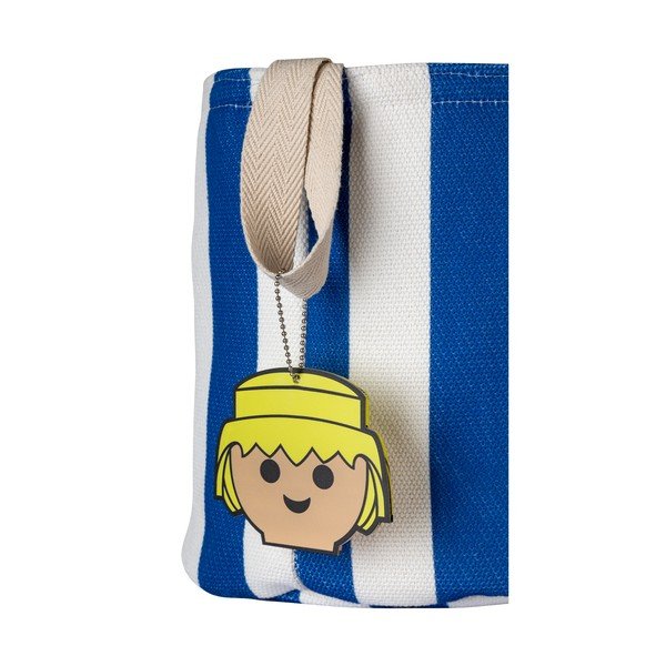 Синя текстилна детска кошница за играчки ø 30x28 cm Stripes – Playmobil-image-3