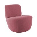 Розово кресло от плат букле Ada – Leitmotiv