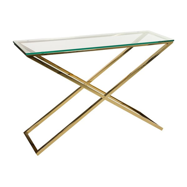 Konzolový stolek ve zlaté barvě Santiago Pons Kum