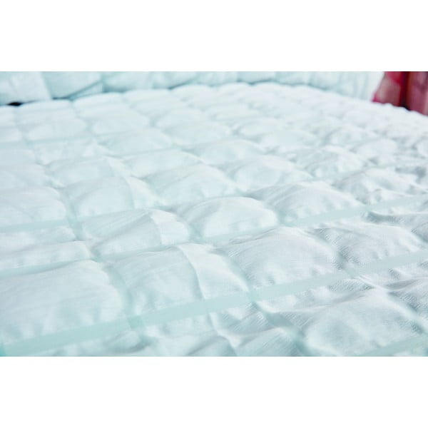 Светлосиво крепово спално бельо за единично легло  140x200 cm Naomi – My House-image-1