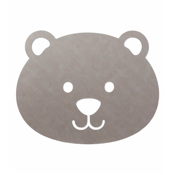 Сиво-бежово детско килимче за игра 111,5x140 cm Bear XXXL Cloud – LIND DNA