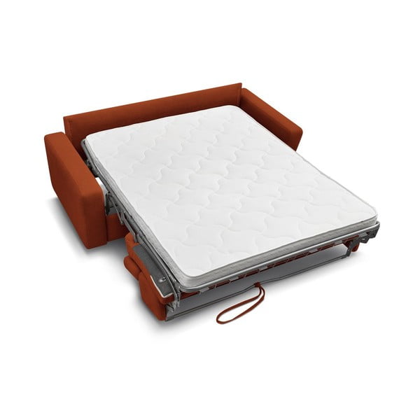 Разтегателен диван в тухлен цвят 195 cm Monaco – Bobochic Paris-image-4