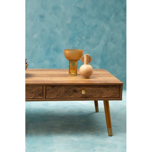 Масичка за кафе в тъмно естествен цвят 59x110 cm Frida – Premier Housewares-image-3
